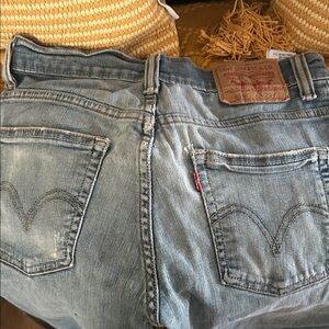 Levi's Faded Blue Jeans